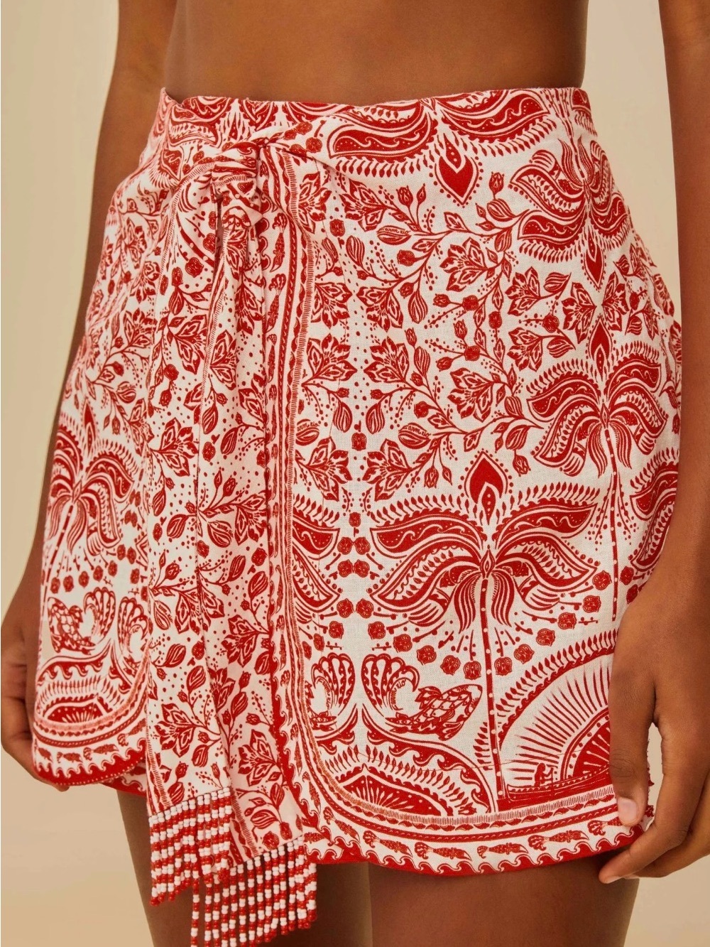 Farm Rio Red River Ride Shorts